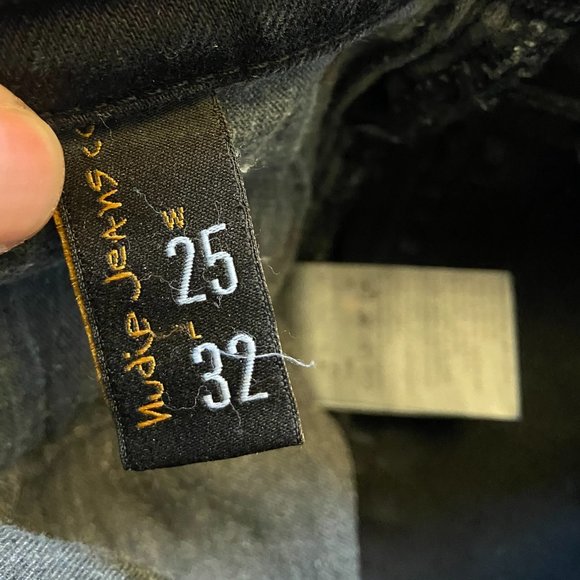 Nudie Tight Long John Skinny Jeans - 25x32 - Picture 6 of 9